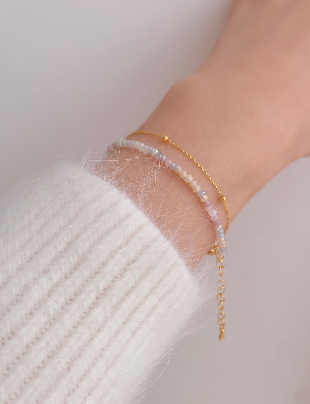 [SET] aurelia pastel beads bracelet